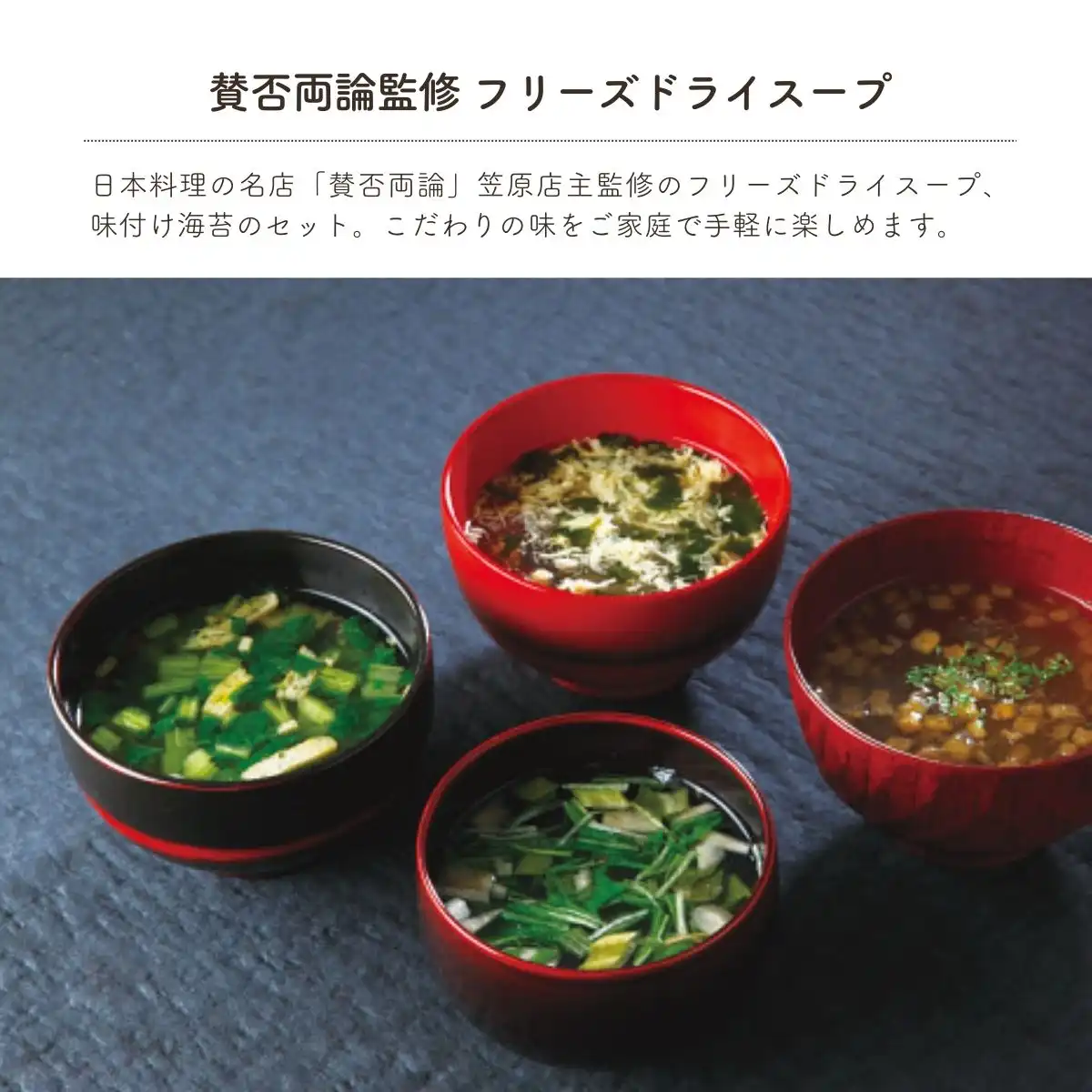 賛否両論監修 フリーズドライスープ NKF-D｜ギフトプラザオンライン