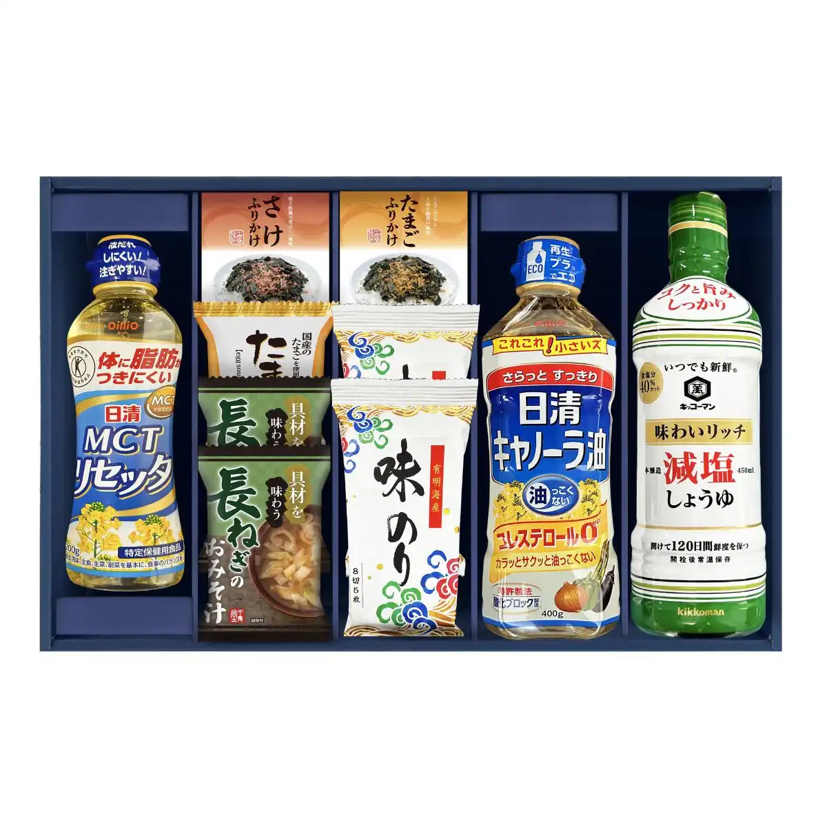 健活和膳 キッコーマン減塩しょうゆ＆日清オイリオ バラエティセット JHCGR-30R