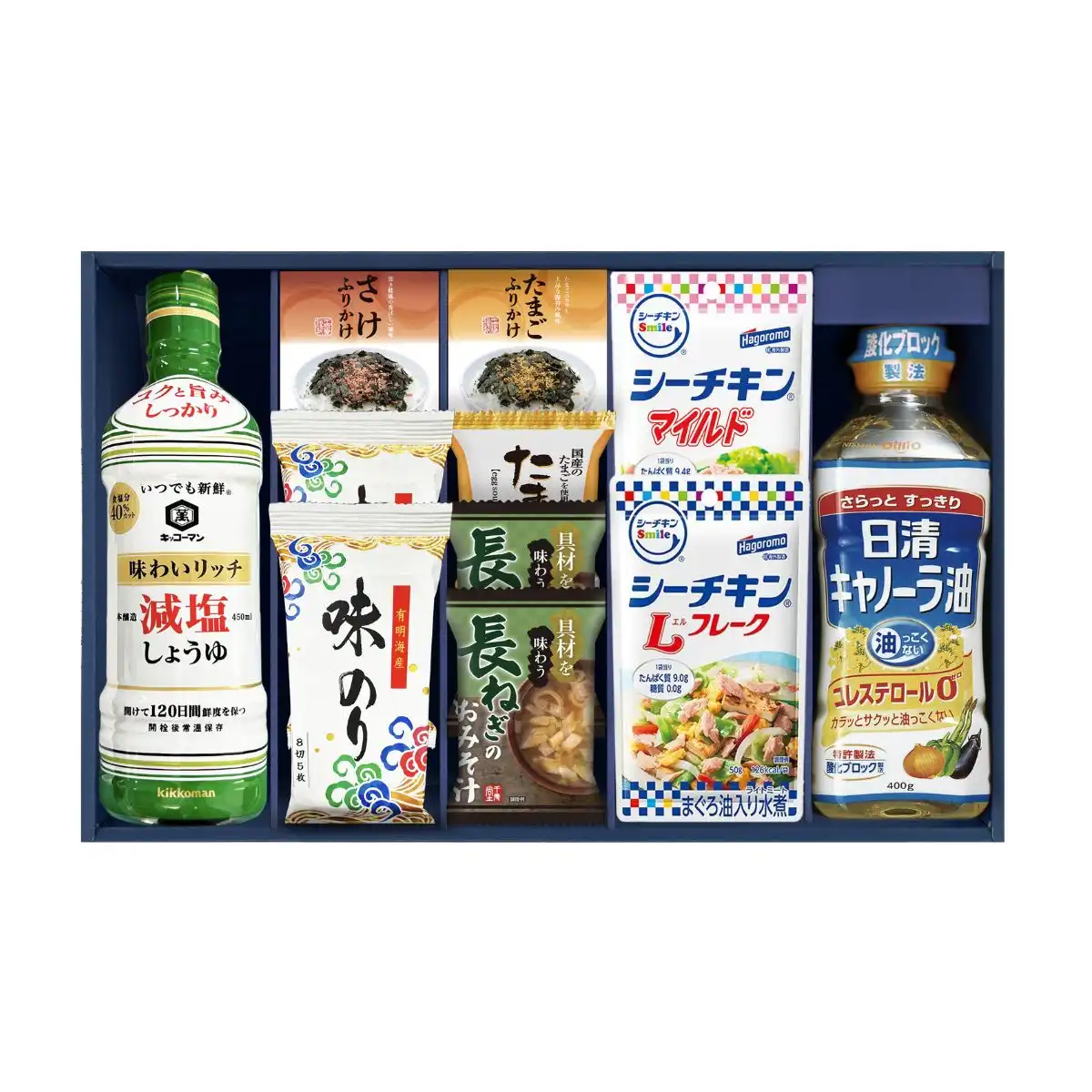 健活和膳 キッコーマン減塩しょうゆ&日清オイリオ バラエティセット ORCGR-402R