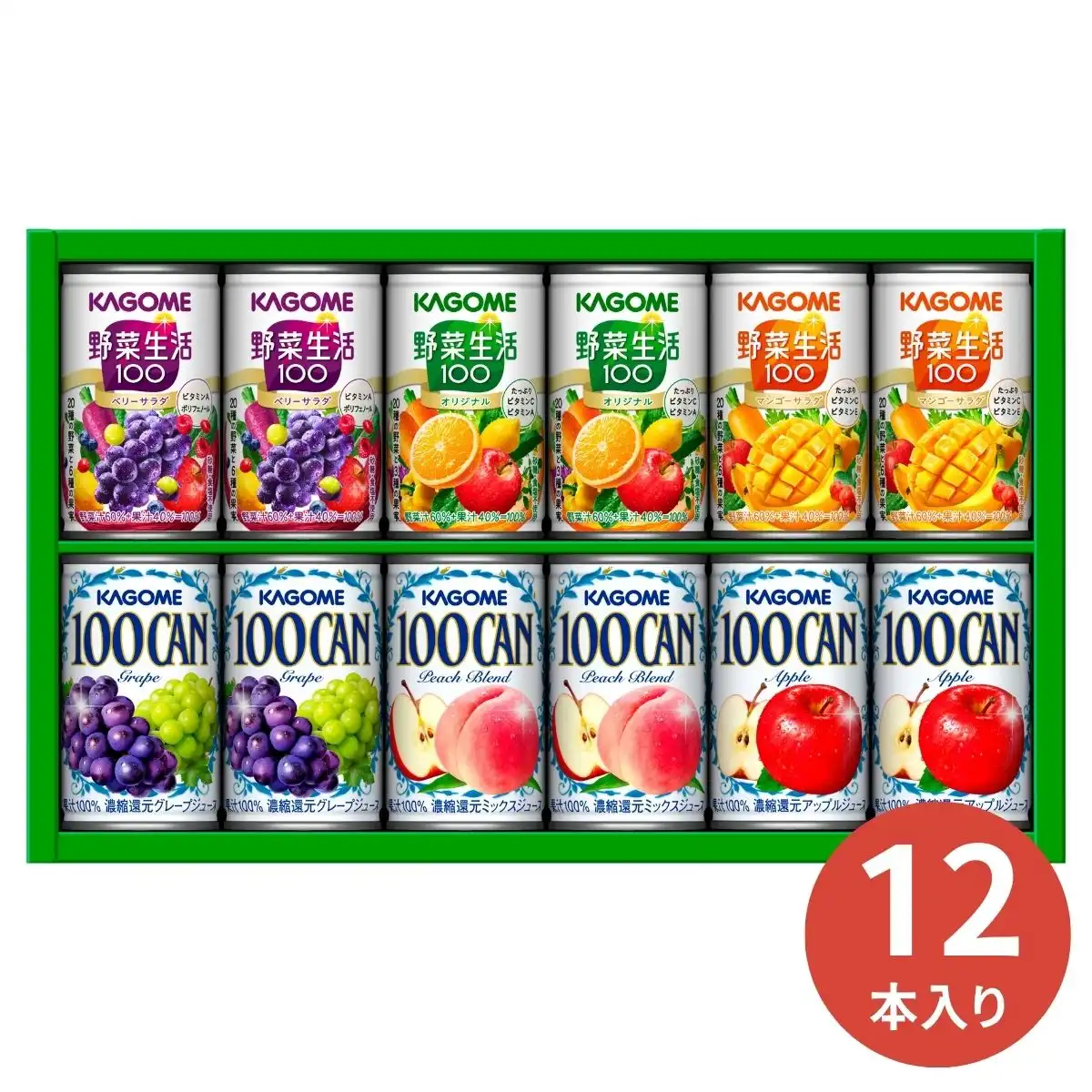 フルーツ＋野菜飲料ギフト＜KSR-15P＞