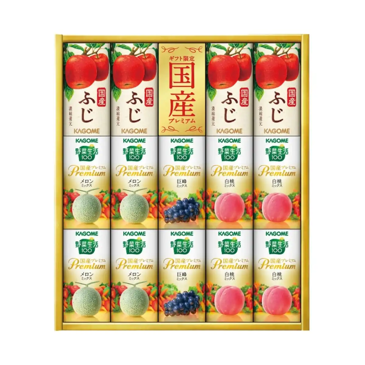 カゴメ 野菜フルーツ国産プレミアム(14本) YFP-30K｜ギフトプラザ