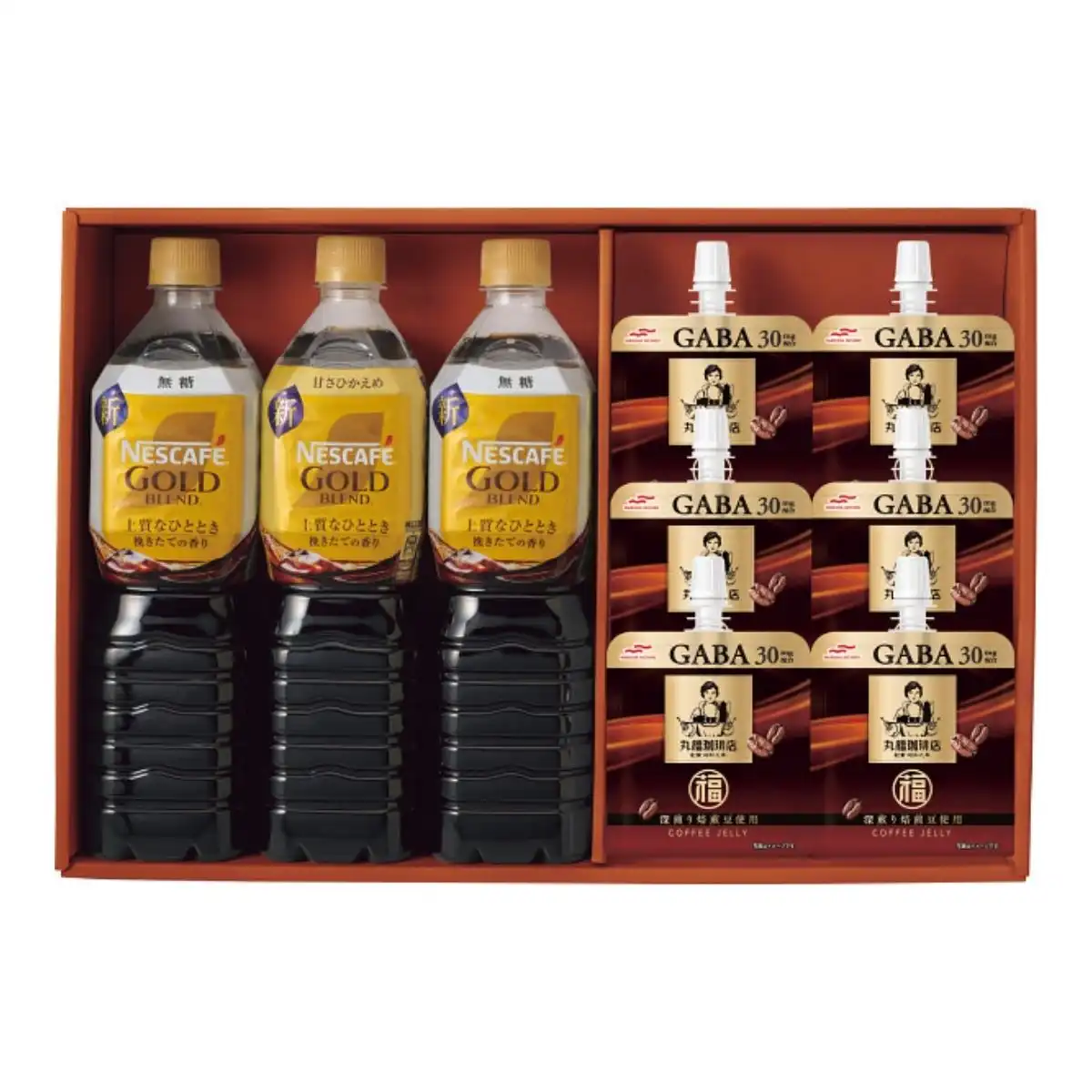 丸福珈琲店監修 コーヒーゼリー＆ネスカフェ ボトルコーヒーセット COJ