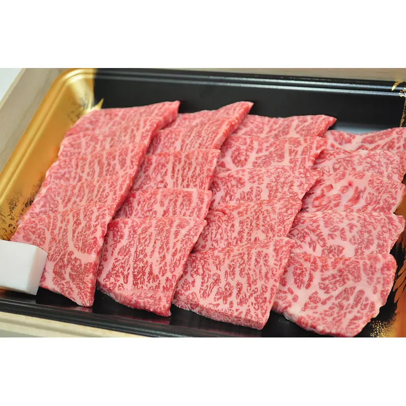 炭火焼肉上杉 米沢牛焼肉用赤身カルビ500g ※メーカー直送品