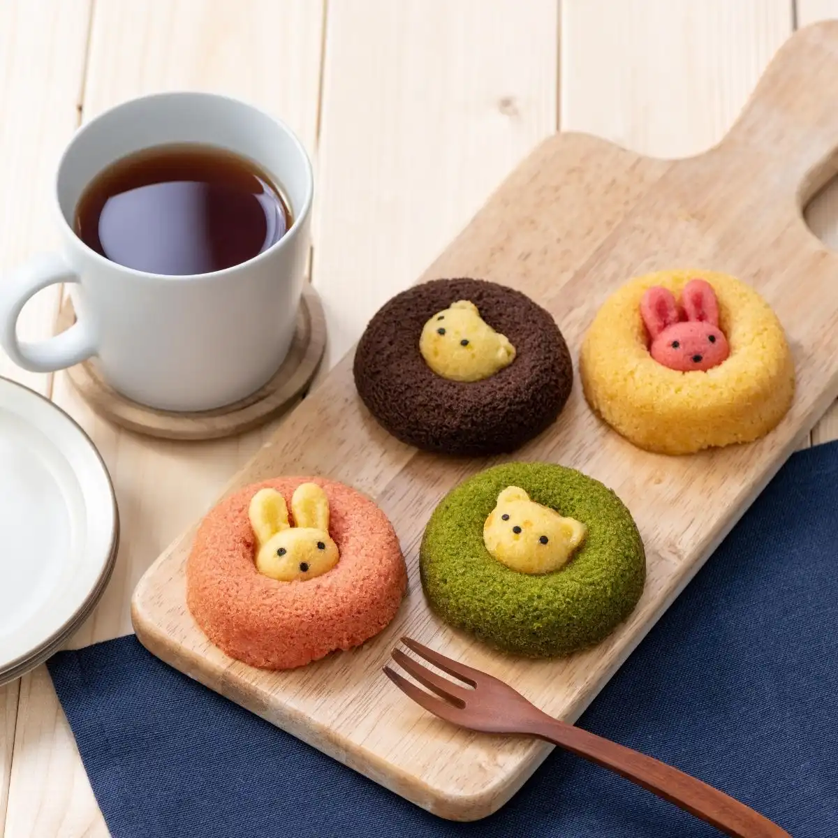 アニマルドーナツ♡(大) アニマルドーナツ4個 ANM-10 ※メーカー直送品｜ギフトプラザオンライン