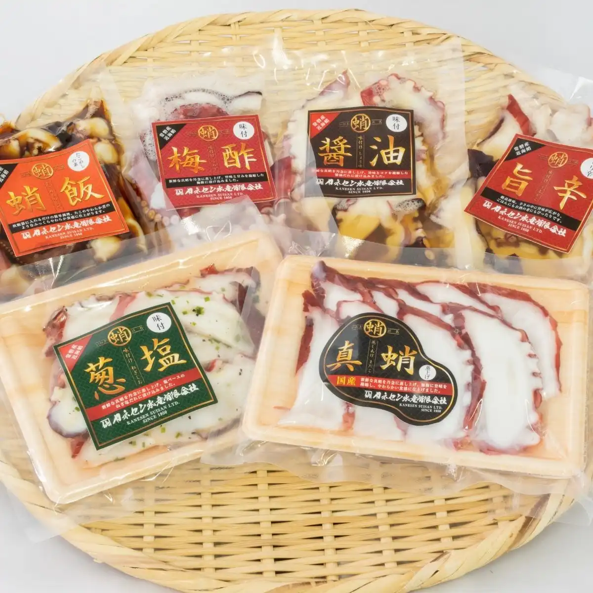 福島県常磐産近海真たこ詰合せ6種セット ※メーカー直送品｜ギフト