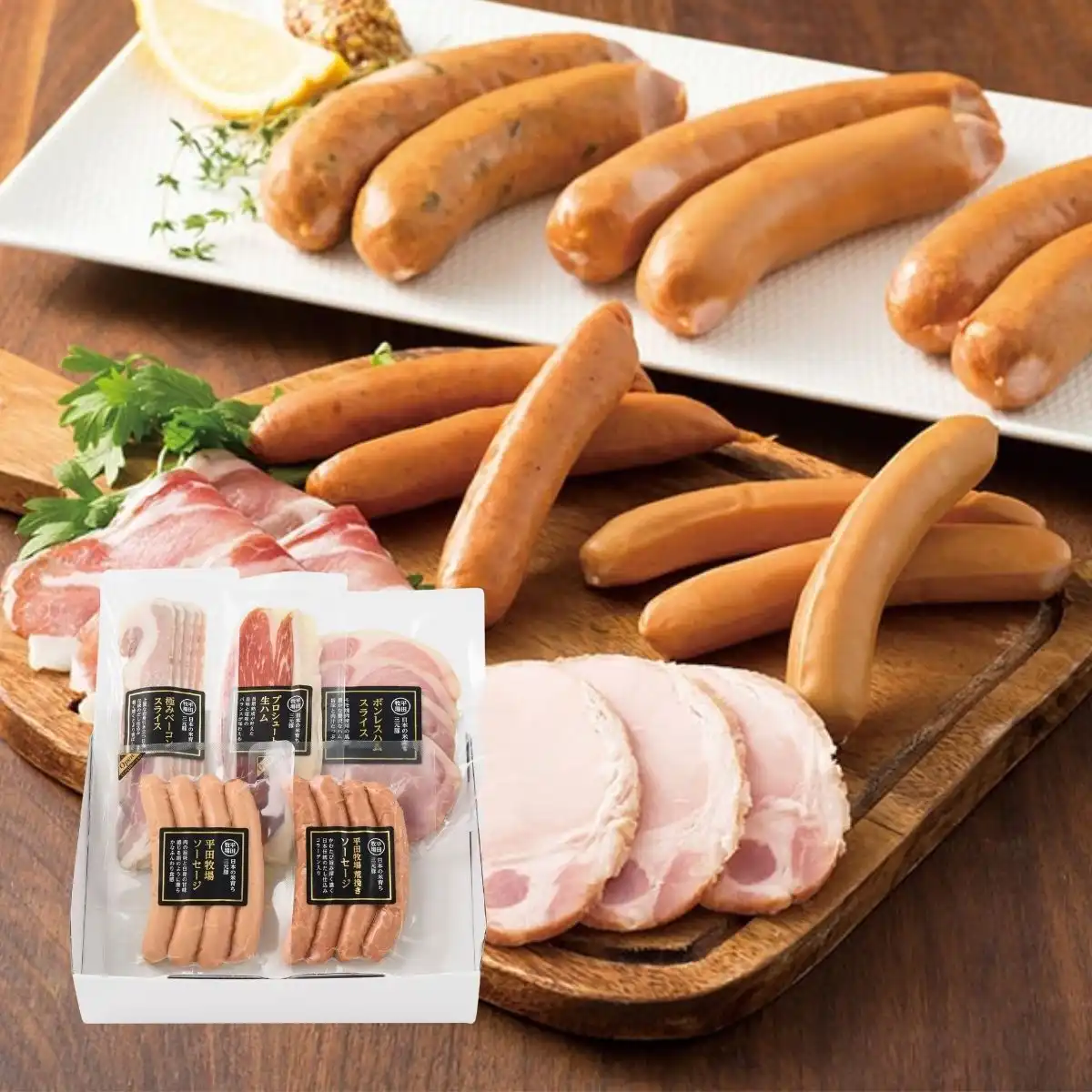 ソーセージ詰め合わせ セット 送料無料 ソーセージ 詰め合わせ ギフト 北海道 興部 おこっぺ ハム / ウインナー / ベーコン / ソーセージ 肉 肉加工品 大宮ソーセージ贅沢セット (ソーセージ・ハム・ベーコン) 11100