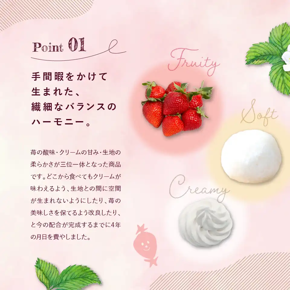 ホシフルーツ あまおうのクリームいちご大福 fuwaru (承り期間：7月31