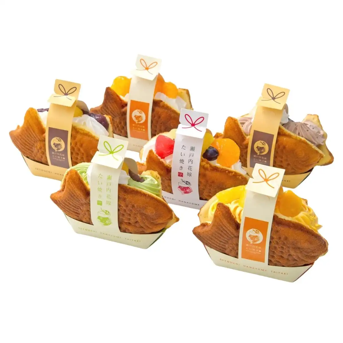 【母の日専用】瀬戸内花嫁スイーツ 瀬戸内花嫁たい焼き6種 (承り期間:4月28日まで)