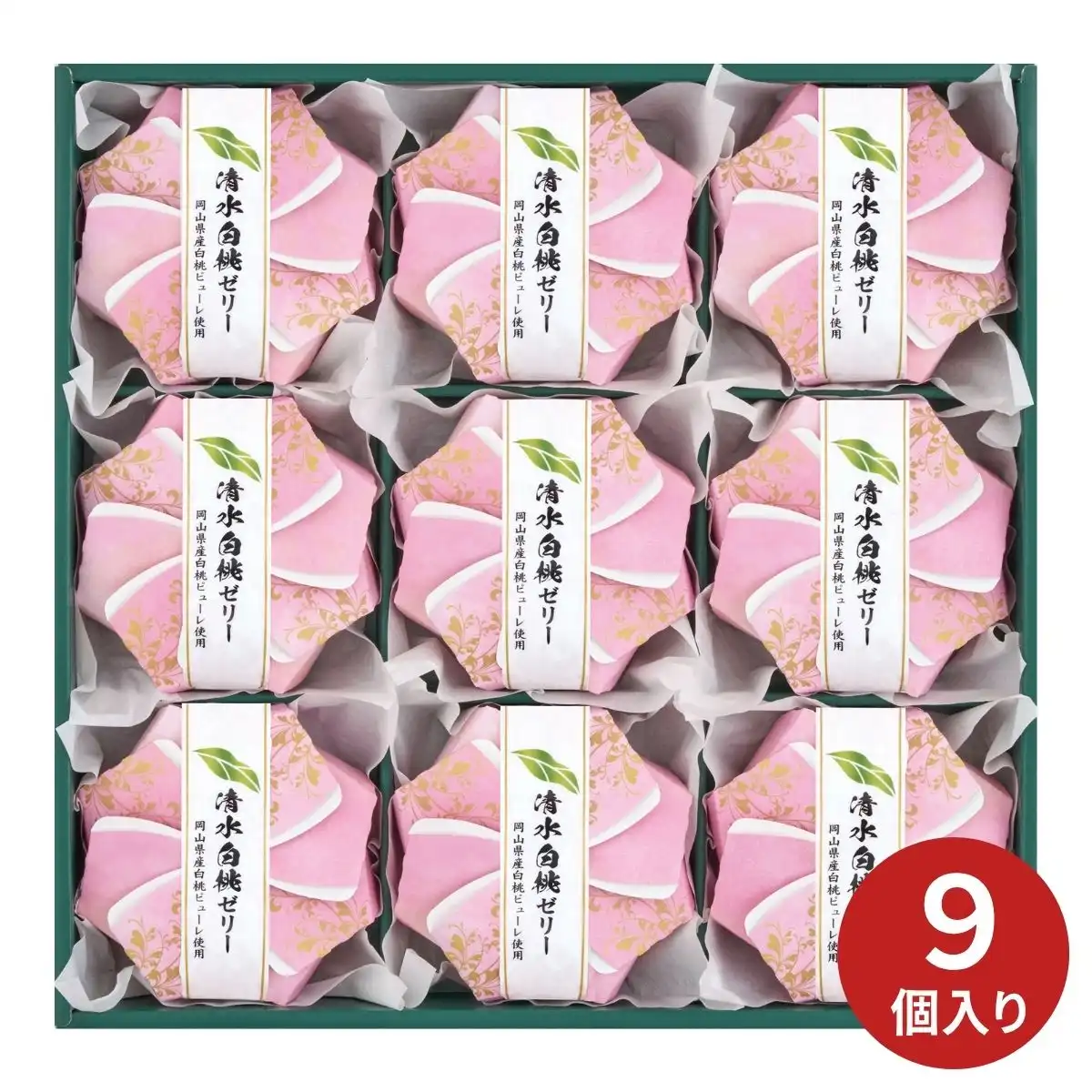 岡山清水白桃ゼリー PCH-30P｜ギフトプラザオンライン