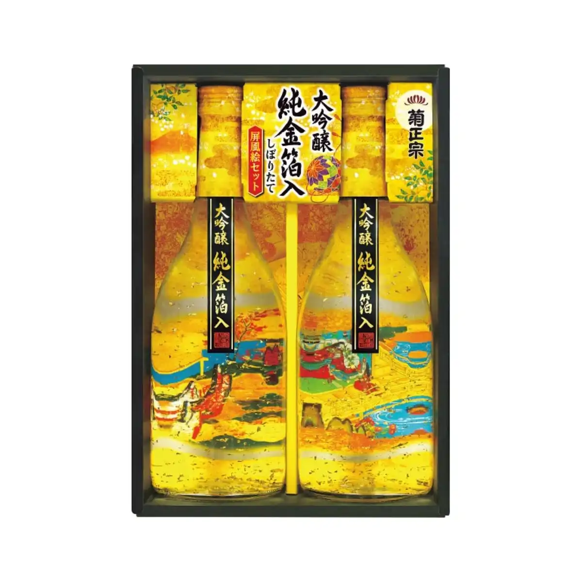 160万円以上 金箔屏風 +掛け軸セット　175×180 保管品 160万円以上 金箔屏風 +掛け軸セット175×180 保管品
