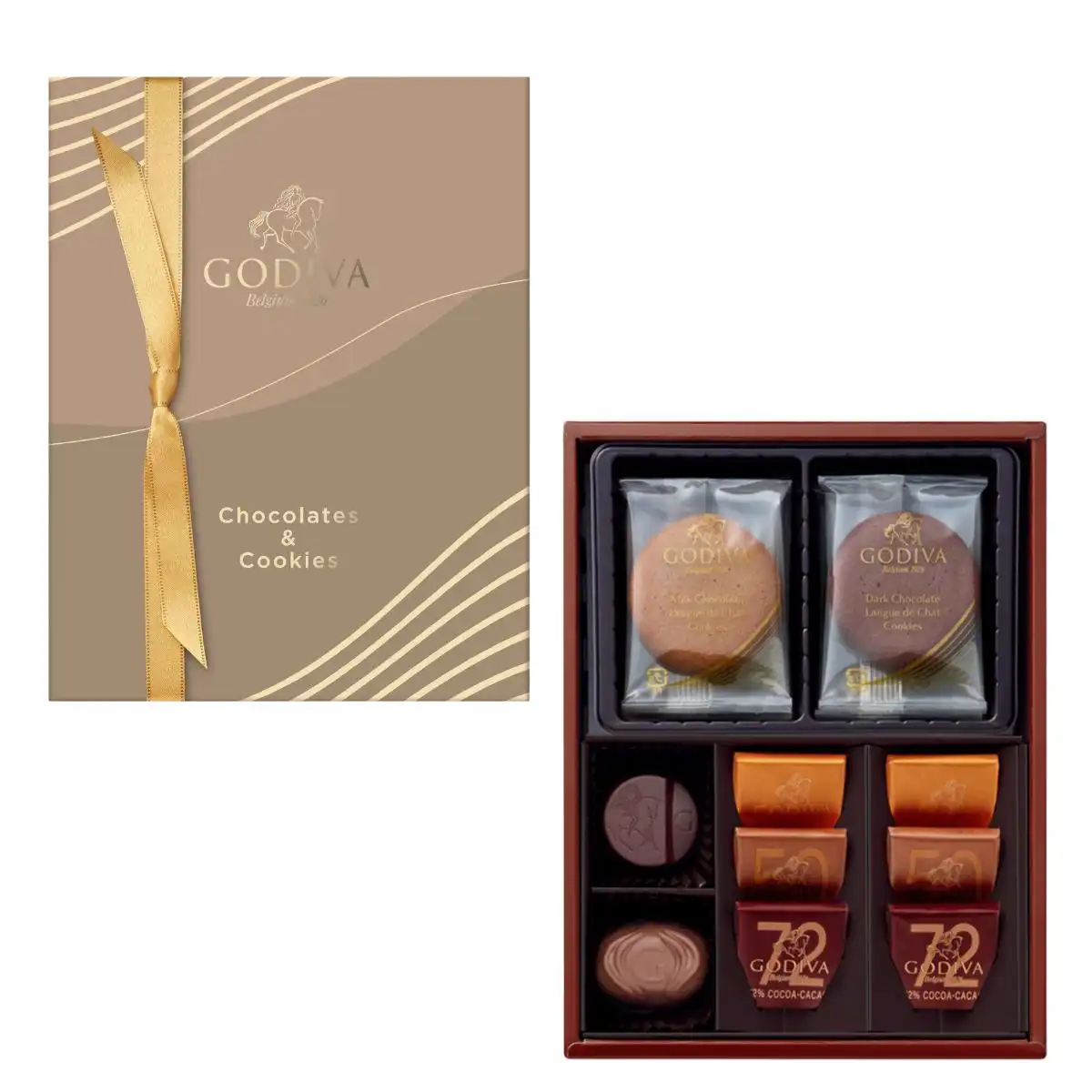 GODIVA チョコレート&クッキー アソートメント チョコレート 8粒入